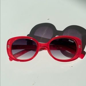 Quay Australia red sunglasses